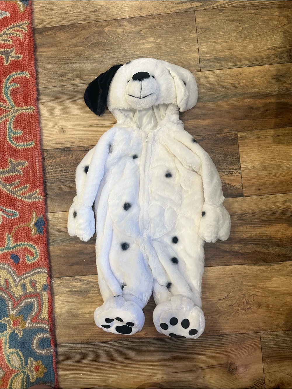 Baby Dalmatian Plush Hooded Costume Authentic Kids 9 Months Halloween